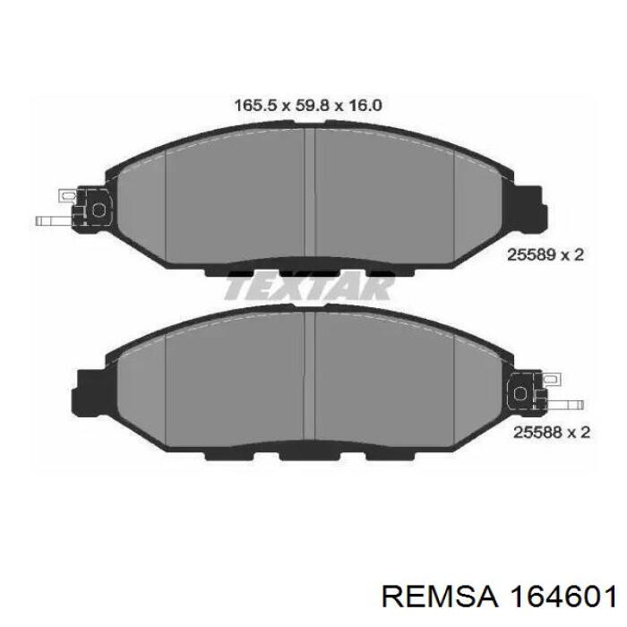 Купити 164601 Remsa Колодки гальмівні передні, дискові