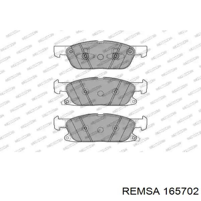 Гальмівні колодки Remsa 165702 ціна, від 35.45 USD
