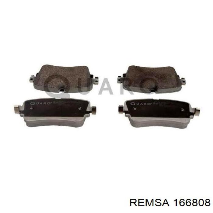 Задні гальмівні колодки 166808 Remsa