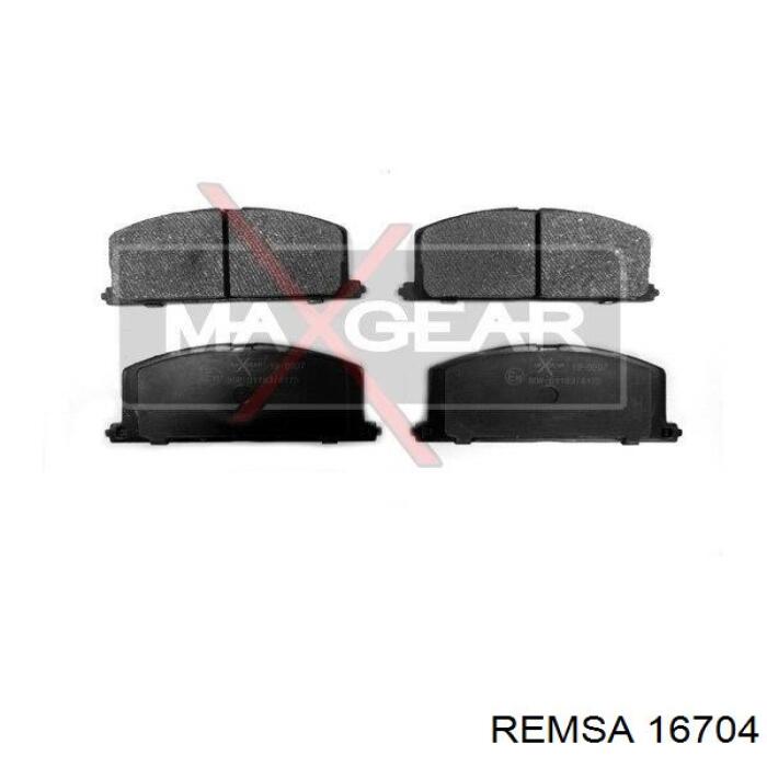 16704 Remsa Передні гальмівні колодки