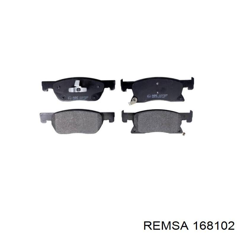 Передні тормозні колодки 168102 Remsa