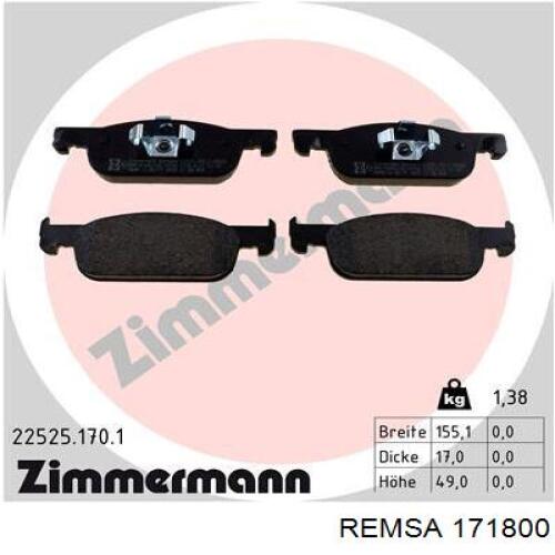 Передні тормозні колодки 8660006304 Renault (RVI)