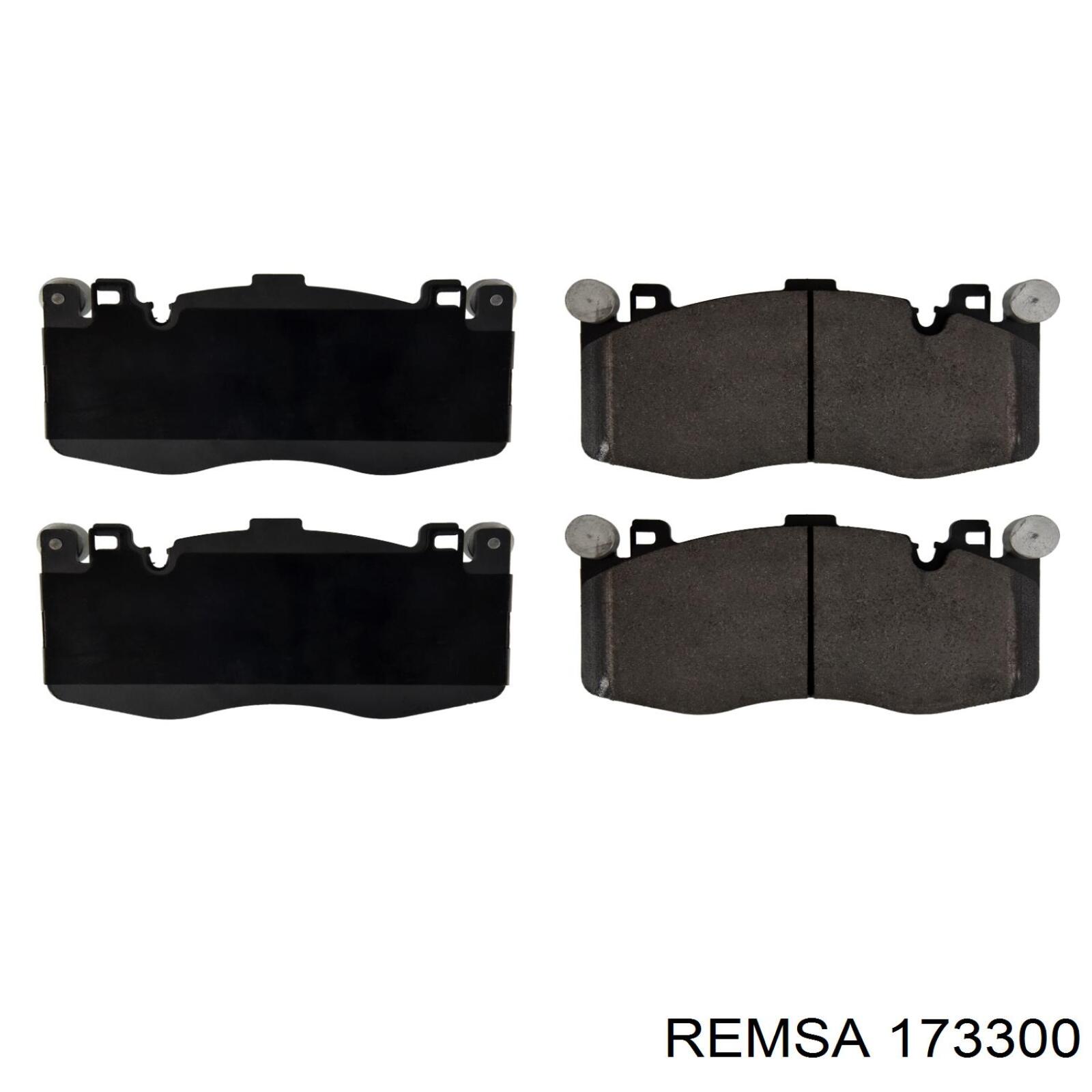 Гальмівні колодки Remsa 173300 ціна, від 49.20 USD