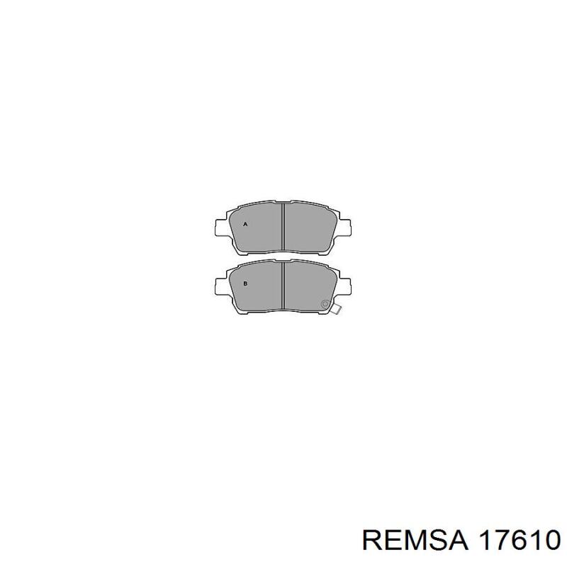 Гальмівні колодки Remsa 17610 ціна, від 19.33 USD