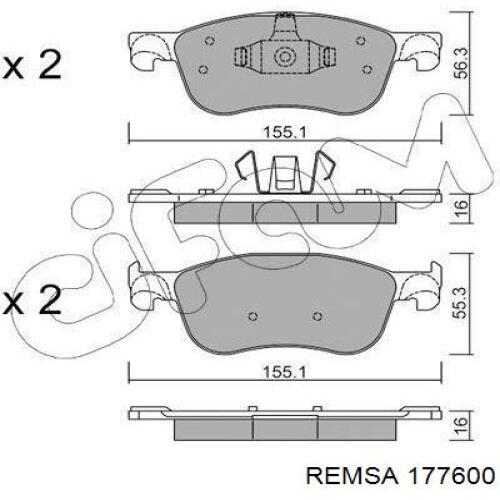 Гальмівні колодки Ford 2279460 ціна, від 29.63 USD