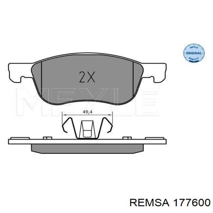 Передні тормозні колодки 2279460 Ford