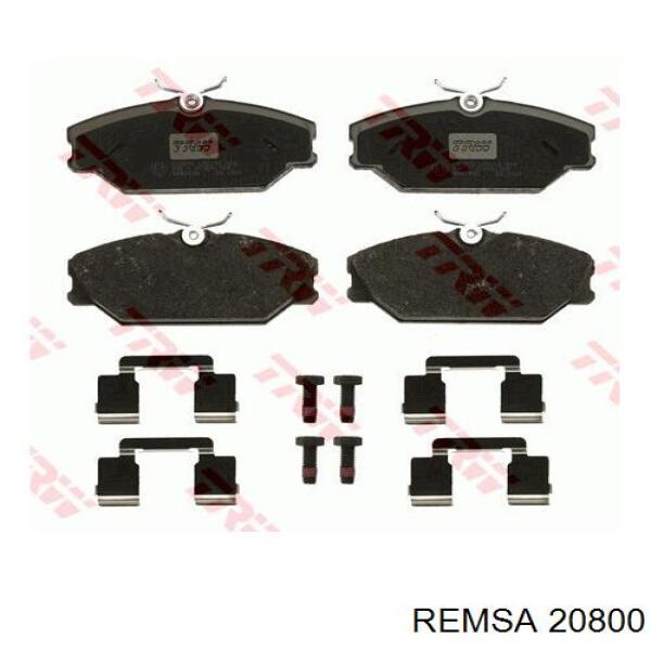 20800 Remsa колодки гальмівні передні, дискові