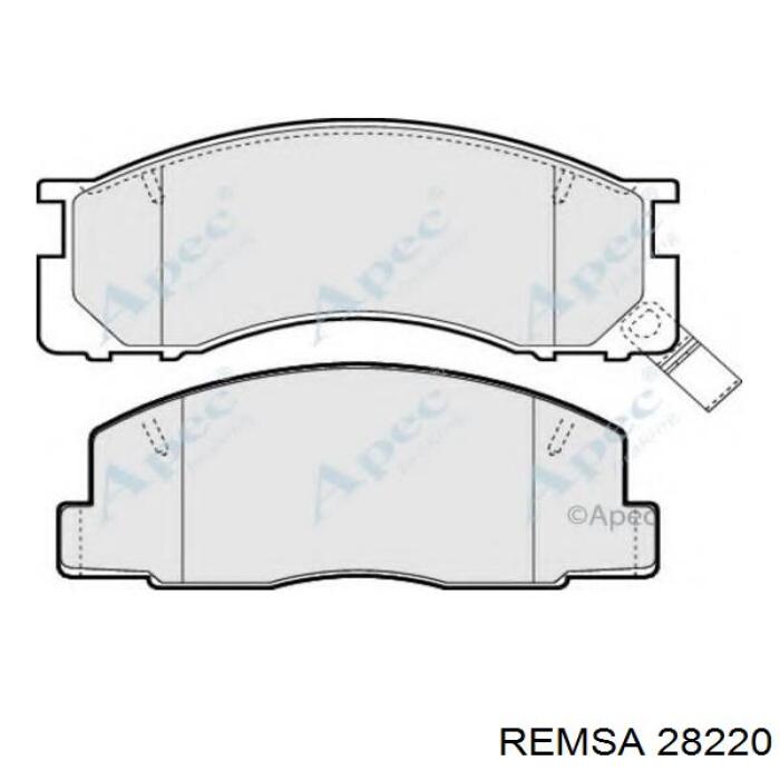 Задні гальмівні колодки Remsa 28220 ціна, від 13.82 USD