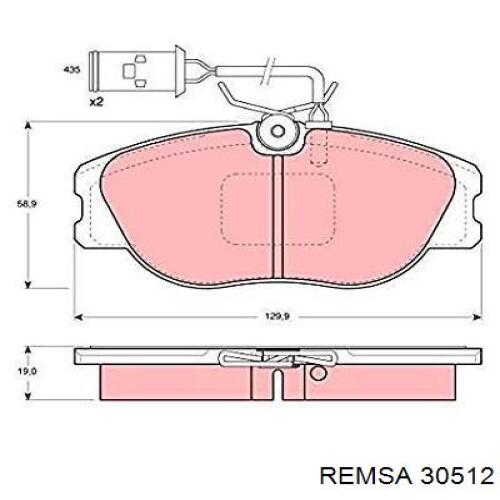 Тормозні колодки Fiat/Alfa/Lancia 9941872