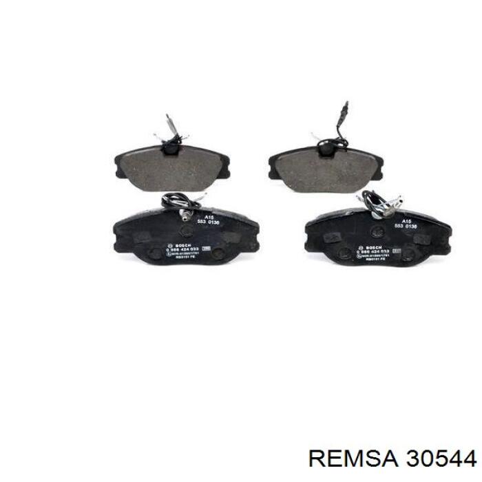 30544 Remsa колодки гальмівні передні, дискові