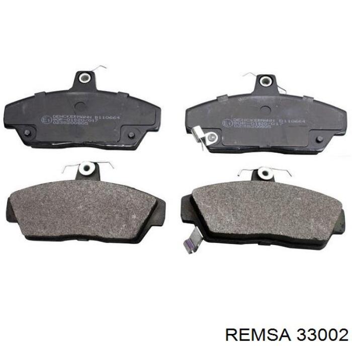 33002 Remsa колодки гальмівні передні, дискові
