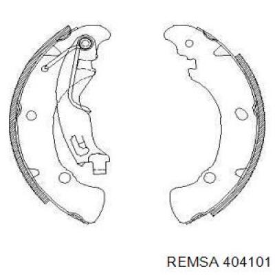 Колодки гальмові задні, барабанні Remsa 404101 ціна, від 22.24 USD