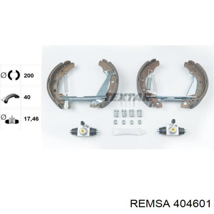 Колодки гальмові задні, барабанні Remsa 404601 ціна, від 18.83 USD