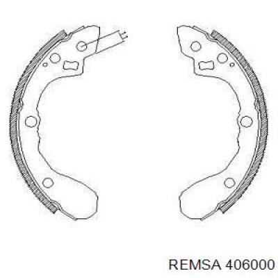 Колодки гальмові задні, барабанні Remsa 406000 ціна, від 19.98 USD