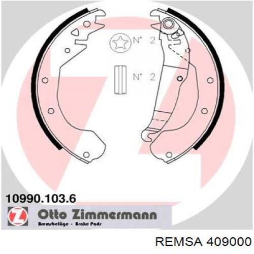 Купити 409000 Remsa Колодки гальмові задні, барабанні