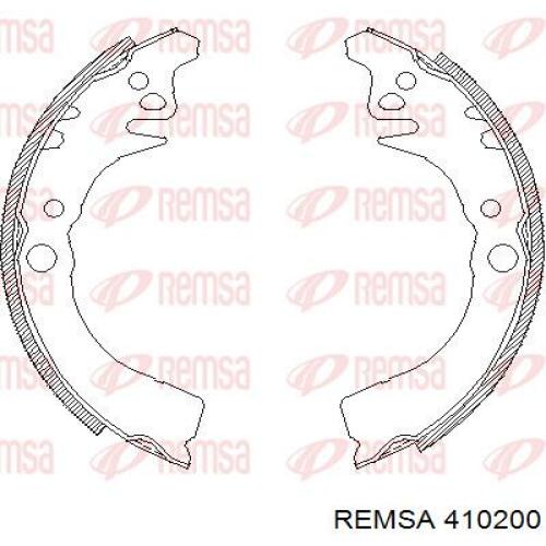 Колодки гальмові задні, барабанні 410200 Remsa