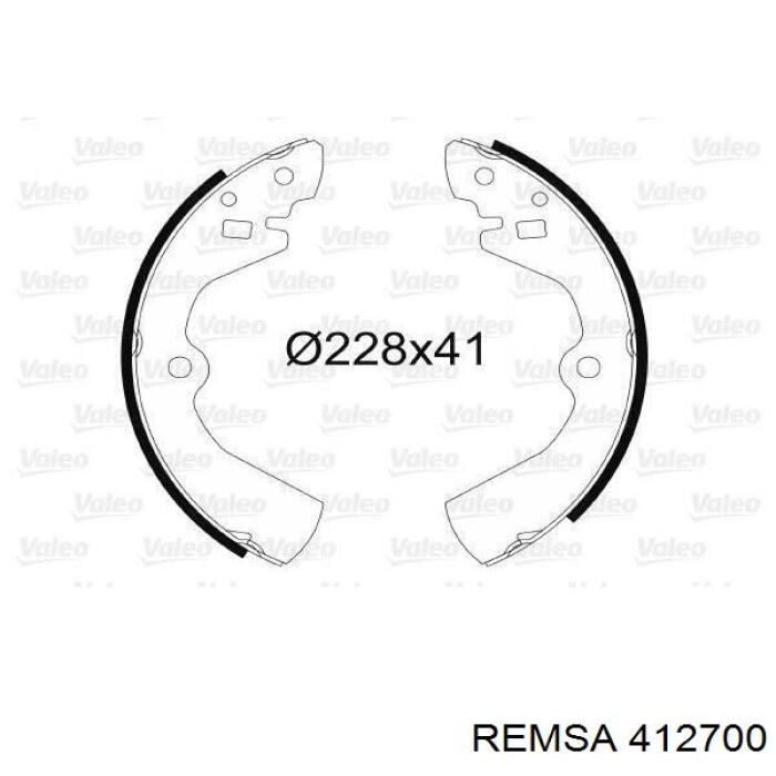 Колодки гальмові задні, барабанні Remsa 412700 ціна, від 17.45 USD