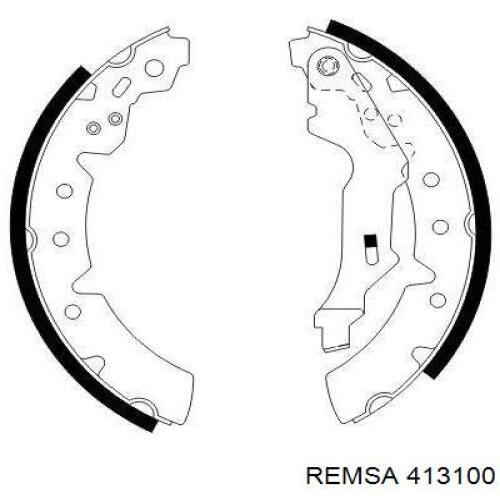 Колодки гальмові задні, барабанні Remsa 413100 ціна, від 26.77 USD