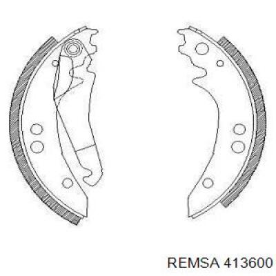 Колодки гальмові задні, барабанні Remsa 413600 ціна, від 27.88 USD
