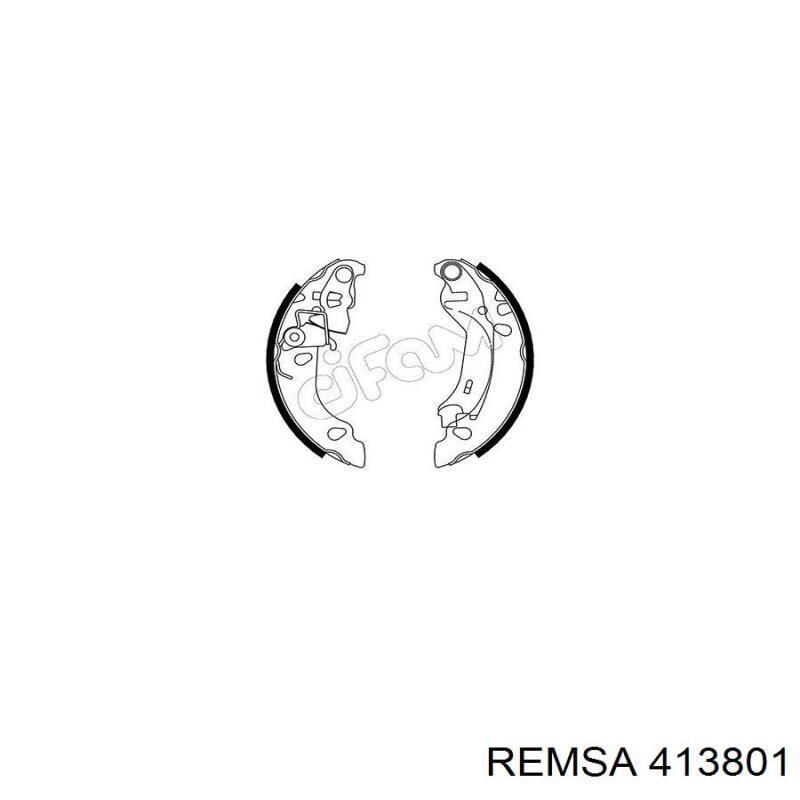 Гальма робочі задні ножні і гальмівні барабани Remsa 413801