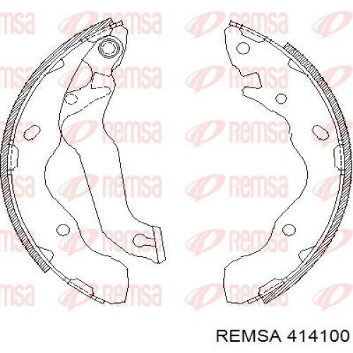 Колодки гальмові задні, барабанні 414100 Remsa
