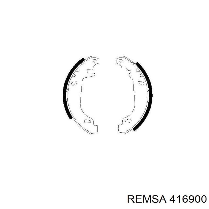 Колодки гальмові задні, барабанні Remsa 416900 ціна, від 18.78 USD