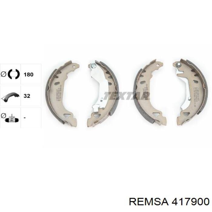 Колодки гальмові задні, барабанні 417900 Remsa