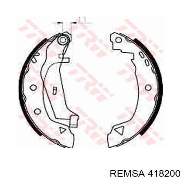 Колодки гальмові задні, барабанні 418200 Remsa
