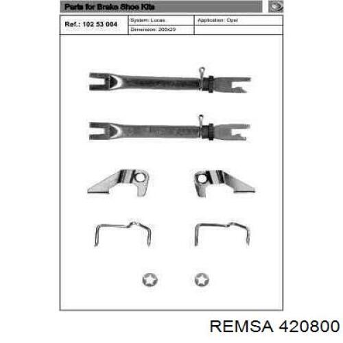 Колодки гальмові задні, барабанні Remsa 420800 ціна, від 20.96 USD