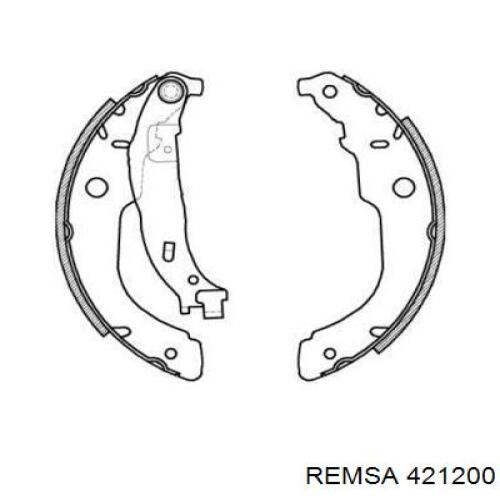 Колодки гальмові задні, барабанні Remsa 421200 ціна, від 29.17 USD