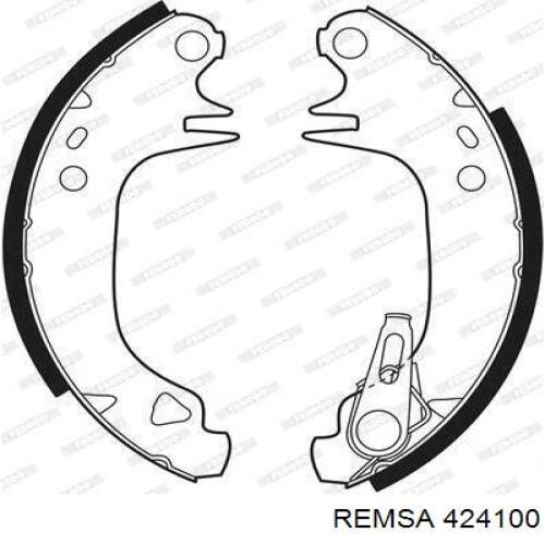 Гальма робочі задні ножні і гальмівні барабани Remsa 424100