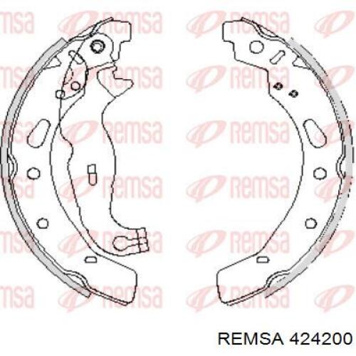 Колодки гальмові задні, барабанні 424200 Remsa