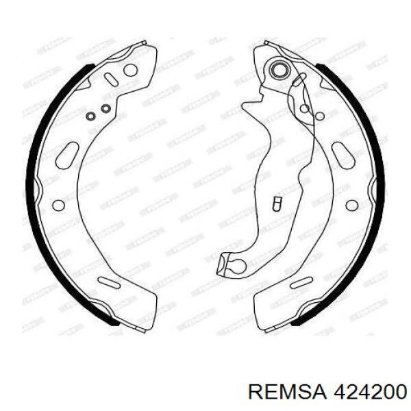 Колодки гальмові задні, барабанні Remsa 424200 ціна, від 23.82 USD