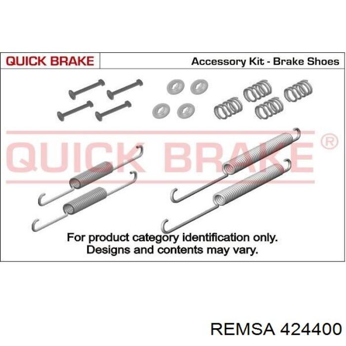 Колодки ручника / стоянкового гальма Remsa 424400 ціна, від 27.56 USD