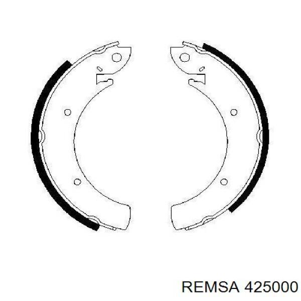 Колодки гальмові задні, барабанні Remsa 425000 ціна, від 24.34 USD