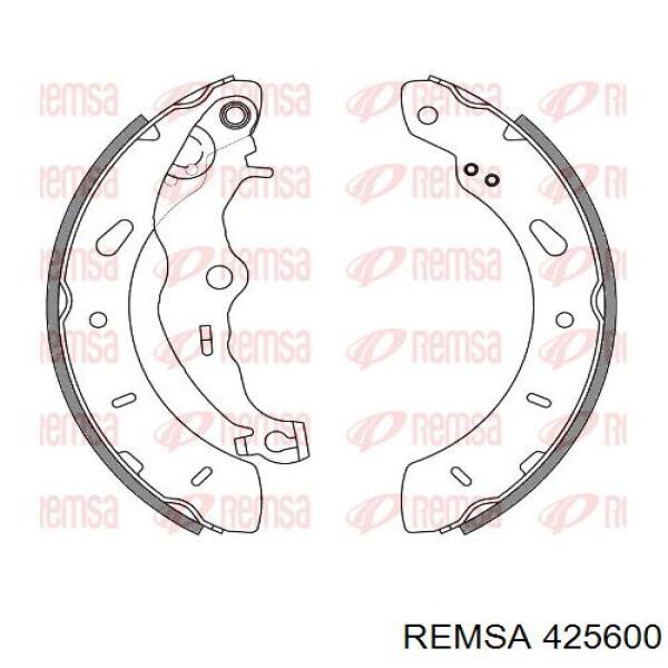 Колодки гальмові задні, барабанні 425600 Remsa