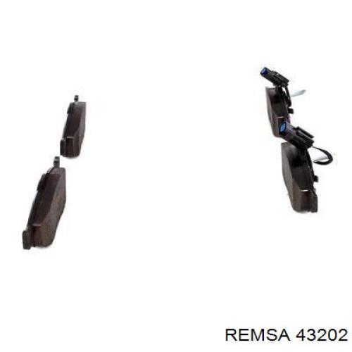 Передні тормозні колодки 43202 Remsa
