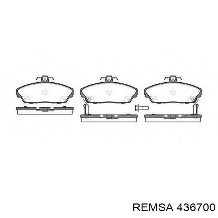 Купити 436700 Remsa Колодки гальмові задні, барабанні