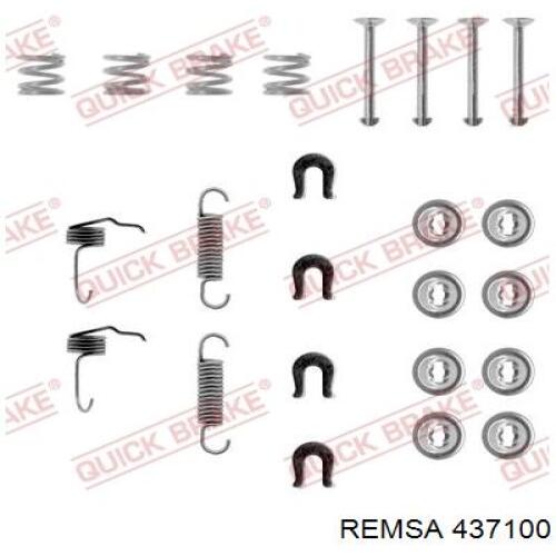 Купити 437100 Remsa Колодки гальмові задні, барабанні