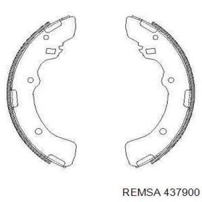 Колодки гальмові задні, барабанні Remsa 437900 ціна, від 33.04 USD
