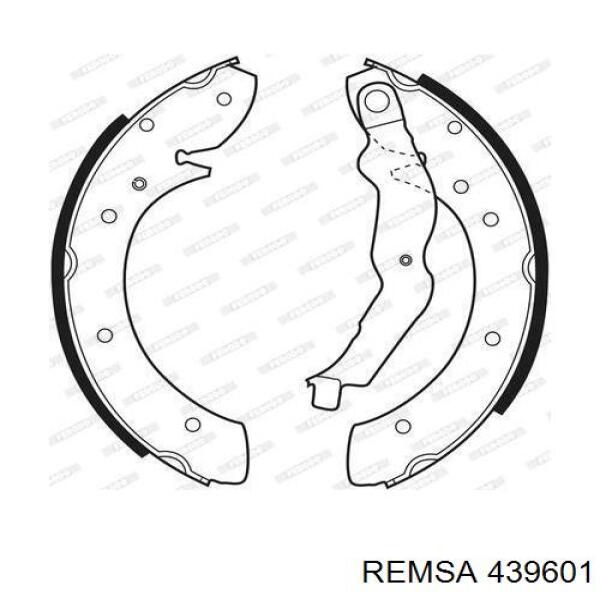 Колодки гальмові задні, барабанні 439601 Remsa