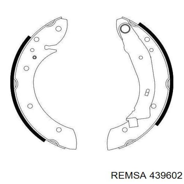 Колодки гальмові задні, барабанні Remsa 439602 ціна, від 20.43 USD