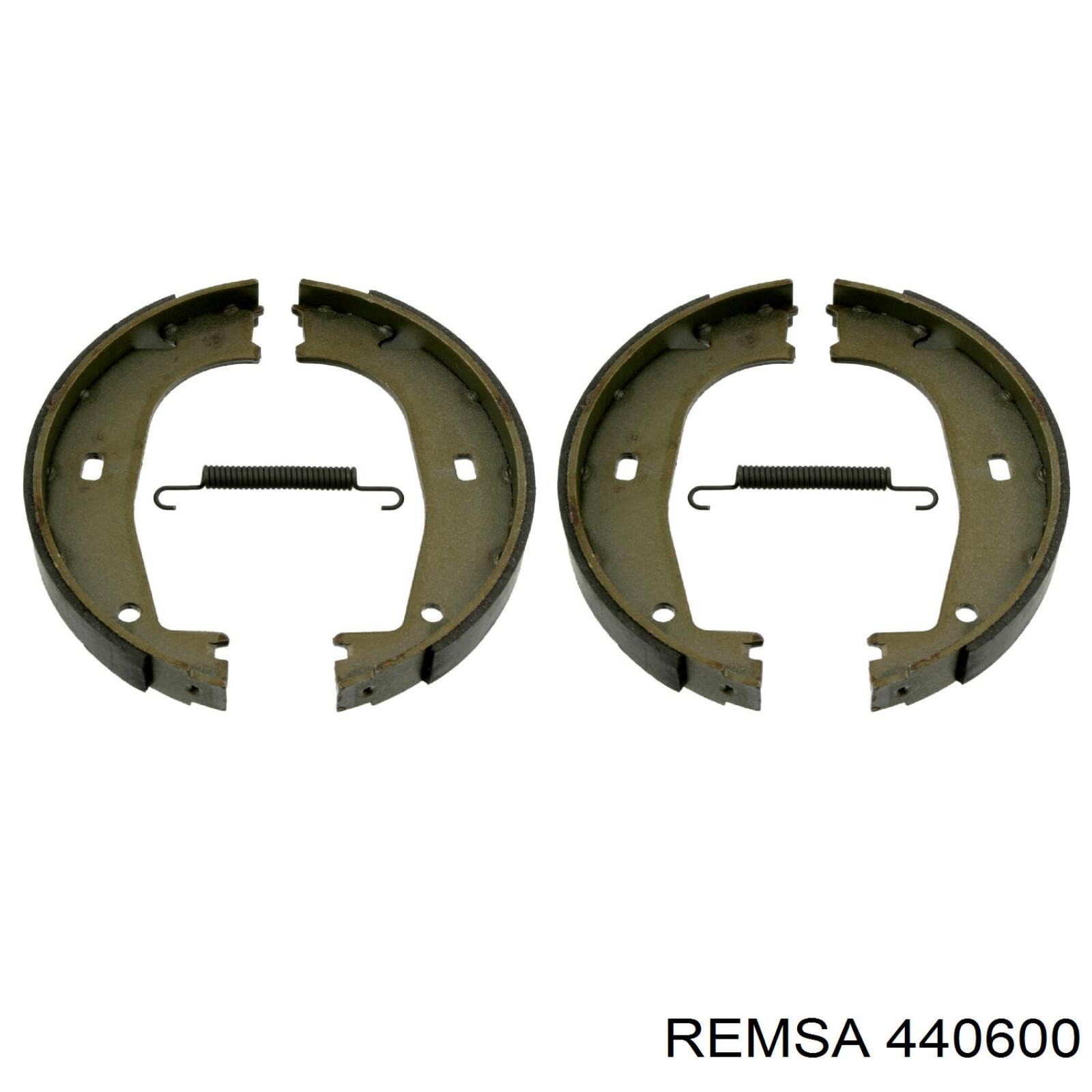 Колодки ручника / стоянкового гальма Remsa 440600 ціна, від 16.22 USD