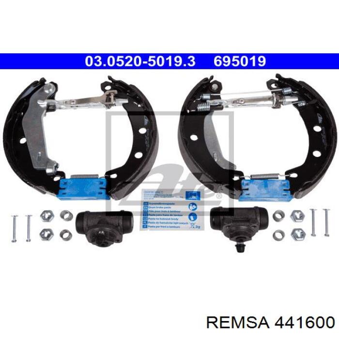 Гальма робочі задні ножні і гальмівні барабани Remsa 441600