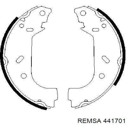 Колодки гальмові задні, барабанні 441701 Remsa