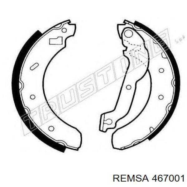 Колодки гальмові задні, барабанні Remsa 467001 ціна, від 24.30 USD