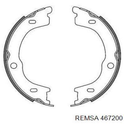 Колодки ручника / стоянкового гальма Remsa 467200 ціна, від 25.39 USD