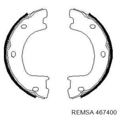 Колодки ручника 467400 Remsa