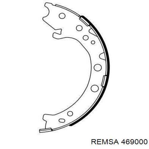 469000 Remsa Гальмівні колодки ручника