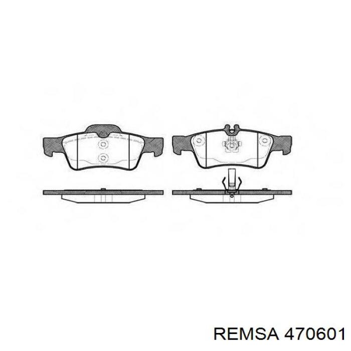 Купити 470601 Remsa Гальмівні колодки гальма стоянки